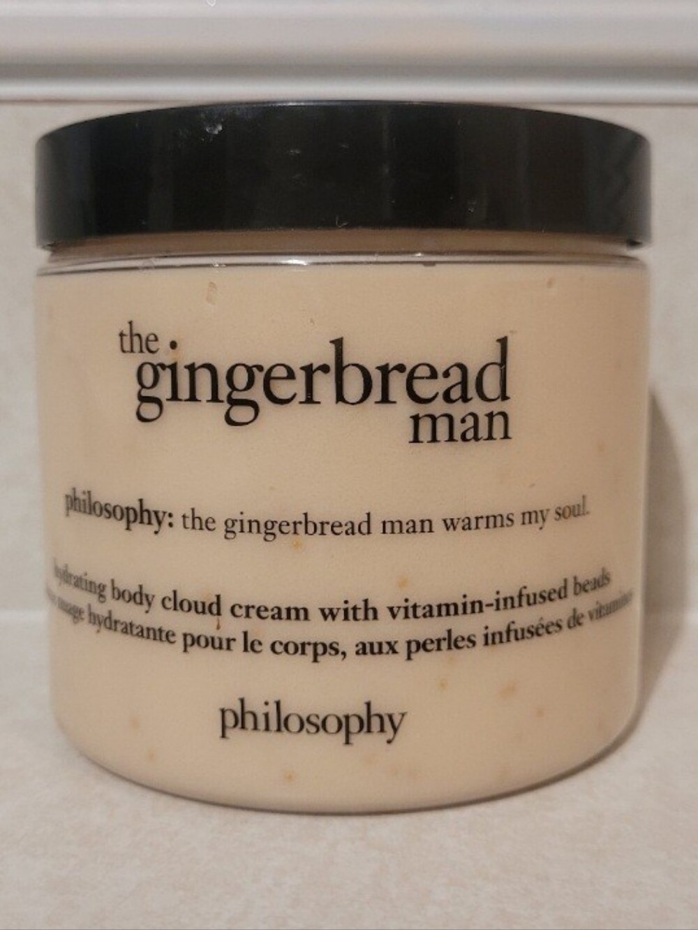 PHILOSOPHY The Gingerbread Man Body Cloud Cream – 16 oz NEW